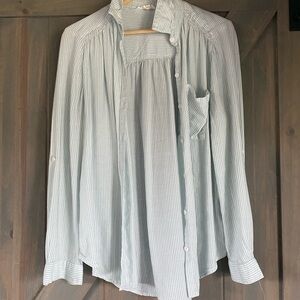 Beach lunch lounge button up/button down